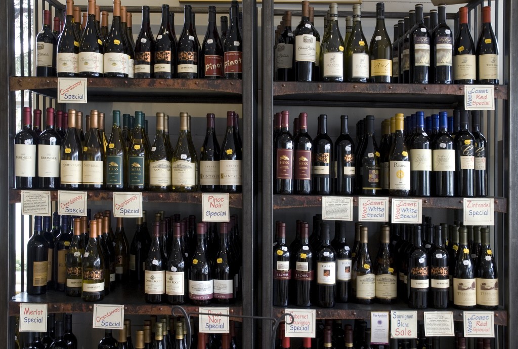 Wine Shop Shelves