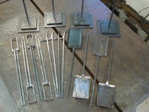 Stainless Steel Fireplace Set